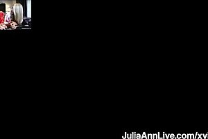 ever seen cougar julia ann dive into steamy cunnilingus?