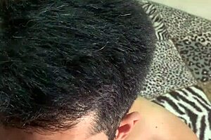 that 23 cm cock deep in my throat then ass