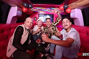 celebrate my birthday in a limousine with an orgy!