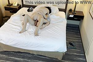 this petite 18+ beauty is getting roughly fucked in cowgirl position, riding hard 😏