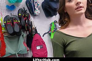 This Teen Is A Serious Trouble Maker, Getting Dominated By The Mallguard In The Garage