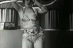 vintage showgirls undressing in antique settings