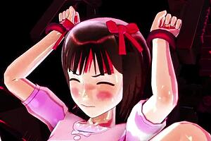 Haruka's bouncy adventure in episode 13 of Hosomi no Ken.