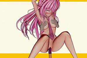 Hololive Poke Dance in 3D Cartoon Anime