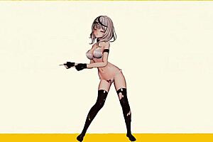 Hololive Poke Dance in 3D Cartoon Anime