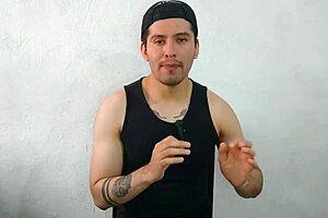 Homo thug seduces married coworker to suck his monster cock