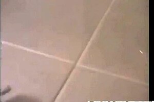 Sweet teen couple fucking hard in the bath, getting creampie 😍