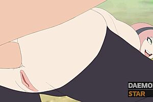 Tsunade gets anal fucked in anime