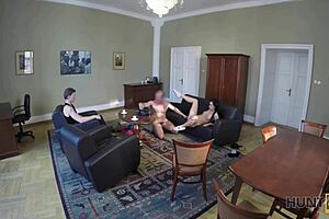 Boy Watches Slutty Girl Earn Money With Pussy