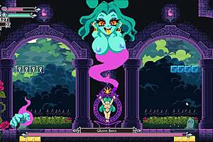 Watch The Ghost Boss Crush With Giant Boobs In Flip Witch Pixel Hentai Ep 12!