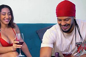 venezuelan babe enjoys passionate sex with her lover