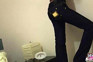 my jeans hug my tight teen curves so perfectly