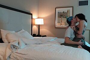 Young Couple Shares Romantic Kissing Session With Tattoos