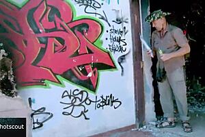 Slutty brunette enjoys cock in pussy