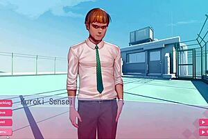 Schoolgirl Blowjob in Hentai Game 😍