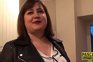 Chubby Sub Skank Blows Cock and Gets Fucked