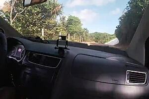 fernanda chocolate and joao have anal sex on the beach for the first time, so hot