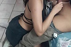 Whore gives divine oral before taking cock in pussy