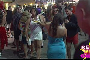 fantasy fest street flashing sluts high quality 1