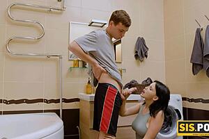 Busty Girl Scolds Stepbro Before Taboo Sex