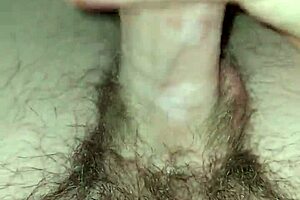 Young twink stroking hard for a messy cumshot