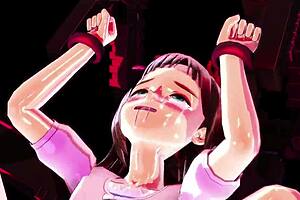 Haruka's bouncy adventure in episode 13 of Hosomi no Ken.