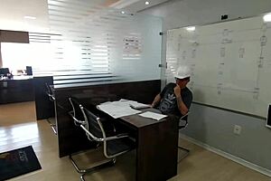 Milf Gets Anal Assfucking And Creampie In Engineering Office Sex Scene With Hardcore Action