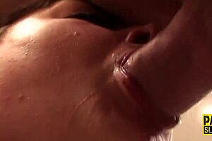 Chubby Sub Skank Blows Cock and Gets Fucked