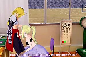 koikatsu blonde petite teen gives fast handjob to monster cock in full metal alchemist uncensored anime