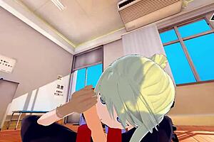 koikatsu blonde petite teen gives fast handjob to monster cock in full metal alchemist uncensored anime