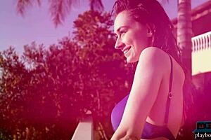 Ukrainian yana west and gloria sol show hot tits for playboy