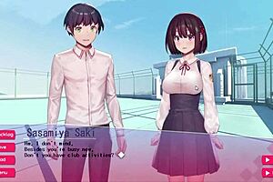 Schoolgirl Blowjob in Hentai Game 😍