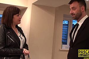 Chubby Sub Skank Blows Cock and Gets Fucked