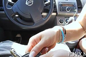 sadine godiva delivers sloppy pov blowjob