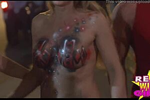 fantasy fest street flashing sluts high quality 1