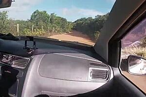 fernanda chocolate and joao have anal sex on the beach for the first time, so hot