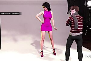 Fashion Business Shows Pussy At Monster Photo Shoot Episode 1!