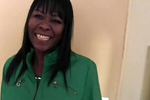 black milf says, did you come for the fake job interview? i'll pound your white cock and give facial cumshot