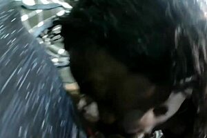 fernanda chocolatte brisou e levou leitada na cara estilo bukake