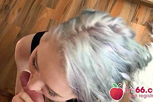 Stairwell Fuck with Cute German Teen Jessii Van Riva in Full English Scene from Flirts66.com