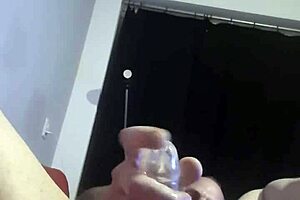 Solo boy’s hot gay dildo action