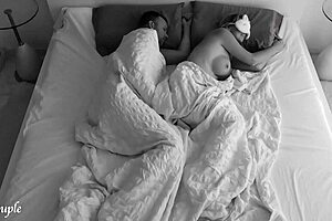 Hidden Cam Catches Amateur Couple’s Early Morning Interracial Fuck