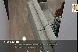 Cute Nadia Diamo squirts during workout, soaking her pants with wet orgasm