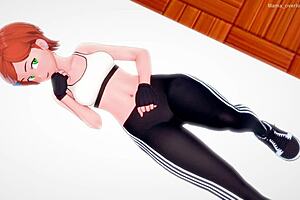 Gwen Visits The Nurse's Office To Play With A Big Cock In Uncensored Hentai