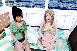 Üç Kız İki Arkadaşımın Dev Siklerini Sert Hızlı Seks'te Emiyor