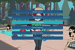 in camppinewood, you explore all scenes with wendy, featuring her tits and sex in this hentai game