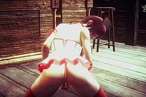 Japanese nurse Ayumi needs your help in this 3D cartoon
