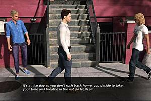 A game walkthrough of an erotic nature with a nursing theme