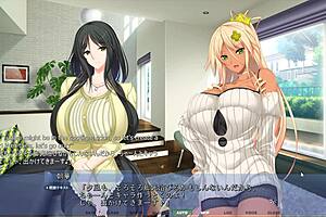 Akumeru family - yunagi route part 4 - stepsis massage scene