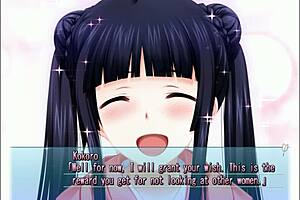 kokoro's outdoor blowjob in majikoi s hentai.